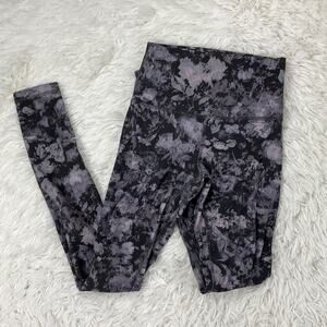 Lululemon Align Pant II 28" Floral Illusion Ice Grey Multi